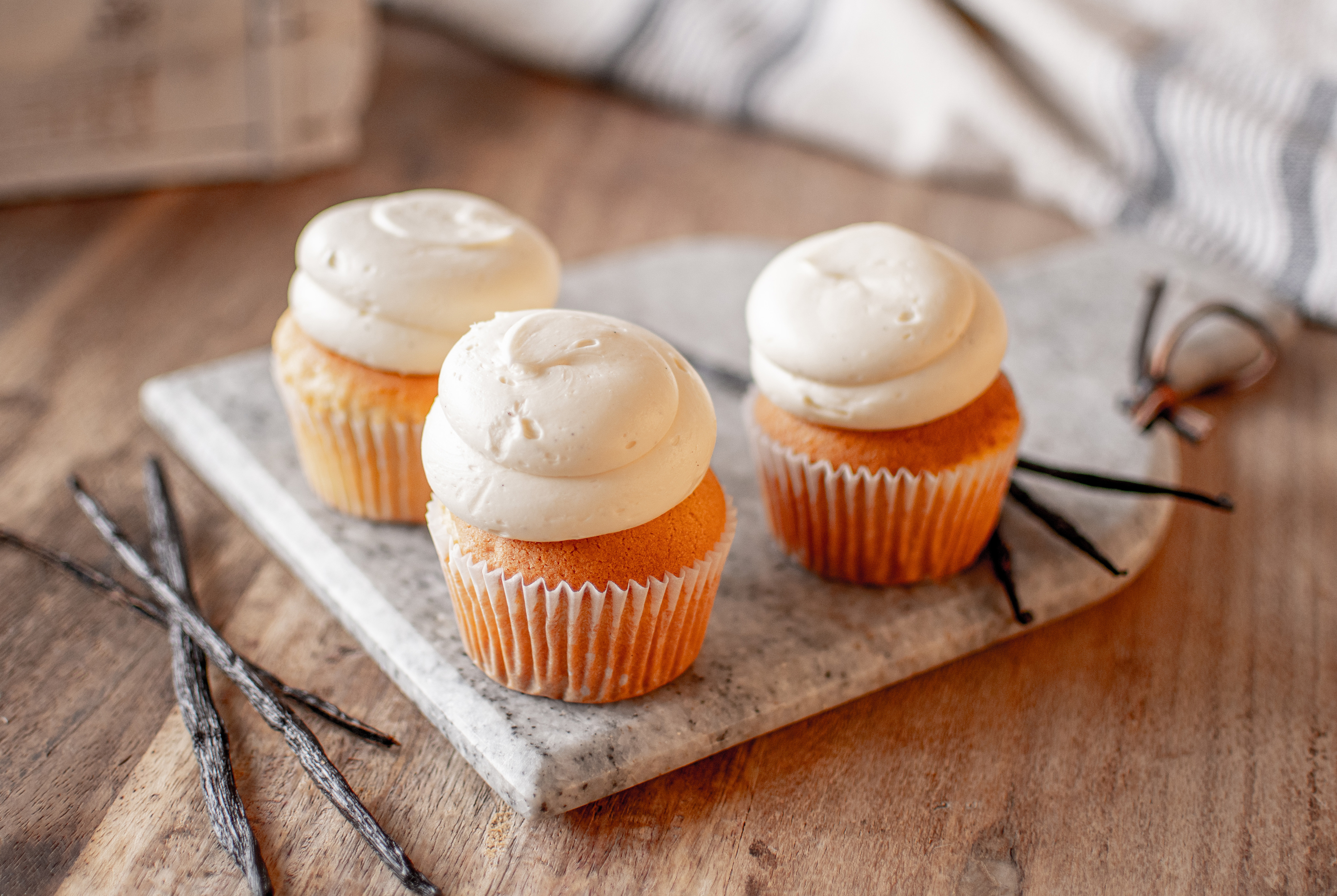 Vanilla Bean Cupcakes